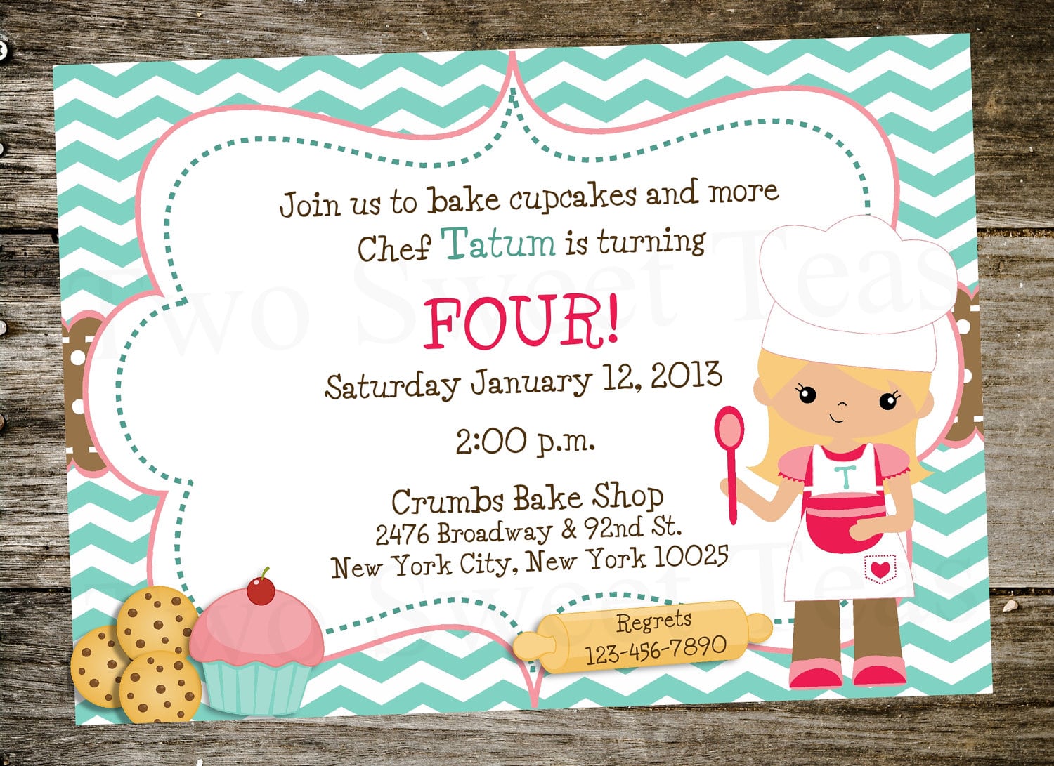 Doc    Cooking Birthday Party Invitations â Cooking Birthday Party